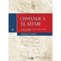 Osmanlıca El Kitabı II - Şinasi Tekin - Yeditepe Yayınevi