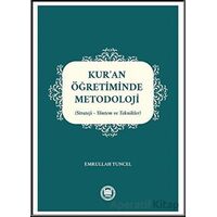 Kur’an Öğretiminde Metodoloji - Emrullah Tuncel - Marmara Üniversitesi İlahiyat Fakültesi Vakfı