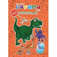 Çıkartmalı Boyama Serisi - Dinozorlar - Anonim - Yağmur Çocuk