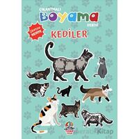 Çıkartmalı Boyama Serisi - Kediler - Anonim - Yağmur Çocuk