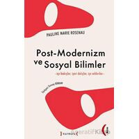 Post - Modernizm Ve Sosyal Bilimler - Pauline Marie Rosenau - Kırmızı Yayınları