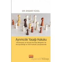 Ayrımcılık Yasağı Hukuku - Uluslararası ve Avrupa Konseyi Belgeleri İle Avrupa Birliği ve Türk Hukuk