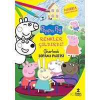 Renkler Çıldırdı - Peppa Pig Çıkartmalı Boyama Partisi - Kolektif - Doğan Çocuk