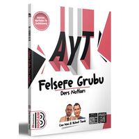 Benim Hocam 2025 AYT Felsefe Grubu Ders Notları
