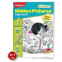 Sticker Hidden Pictures Doğa Puzzle (2 Kitap) - Kolektif - Dikkat Atölyesi Yayınları
