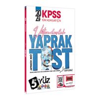 Yargı Yayınları 2024 KPSS Tüm Adaylar İçin 5Yüz Vatandaşlık Çek Kopart Yaprak Test