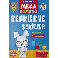 Etkinlikli Mega Boyama Renkler ve Şekiller Boyama Zamanı