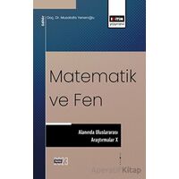 Matematik ve Fen Alanında Uluslararası Araştırmalar X