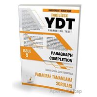 YDT İngilizce Paragraph Completion Issue 9 - Burak Yaşar - Pelikan Tıp Teknik Yayıncılık