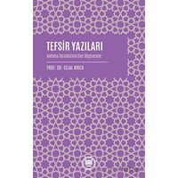 Tefsir Yazıları - Kolektif - Marmara Üniversitesi İlahiyat Fakültesi Vakfı