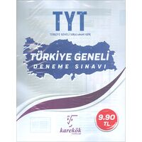 TYT Türkiye Geneli Deneme Sınavı Karekök Yayınları