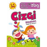 ZBG 3-4 Yaş Çizgi Kitabım - Zihinsel Becerilerimi Geliştiriyorum - Buçe Dayı - Kukla Yayınları