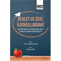 Devlet ve Özel İlkokullardaki Sınıf Öğretmenleri ile Etkinlikler Dersine İlişkin Görüşleri Öğrencile
