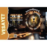 Vesayet Anayasa Hukuku Kaymakamlık Süreler Kitabı - Sami Sönmez - Temsil Kitap