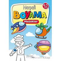 4-5 Yaş Neşeli Boyama Meslekler - Buçe Dayı - Pinokyo Yayınları