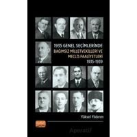 1935 Genel Seçimlerinde Bağımsız Milletvekilleri ve Meclis Faaliyetleri (1935-1939)