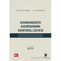 Konkordato Komiserinin Kontrol Listesi - Serdar Kale - Adalet Yayınevi
