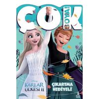 Disney Karlar Ülkesi Çok Boya! Çıkartmalı Dev Boyama Kitabı - Kolektif - Doğan Çocuk
