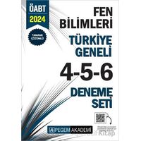 2024 KPSS ÖABT Fen Bilimleri Tamamı Çözümlü Türkiye Geneli 4-5-6 (3lü Deneme Seti)