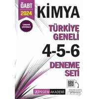 2024 KPSS ÖABT Kimya Tamamı Çözümlü Türkiye Geneli 4-5-6 (3lü Deneme Seti)