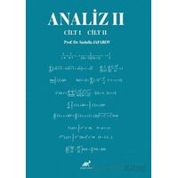 Analiz II (Cilt I – Cilt II) - Sadulla Jafarov - Paradigma Akademi Yayınları