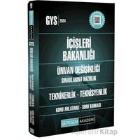 2024 İçişleri Bakanlığı Unvan Değişikliği Sınavı Teknikerlik-Teknisyenlik Konu Anlatımlı Soru Bankas