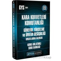 2024 Kara Kuvvetleri Komutanlığı Görevde Yükselme ve Unvan Değişikliği Konu Anlatımlı Soru Bankası