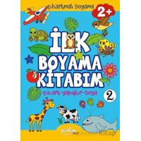 Çıkartmalı İlk Boyama Kitabım - 2 (2+ Yaş) - Buçe Dayı - Pinokyo Yayınları
