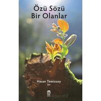 Özü Sözü Bir Olanlar - Hasan Temizsoy - Ceren Kitap