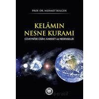 Kelamın Nesne Kuramı - Mehmet Bulgen - Marmara Üniversitesi İlahiyat Fakültesi Vakfı