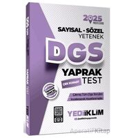 Yediiklim Yayınları 2025 DGS Sayısal-Sözel Yetenek Çek Kopart Yaprak Test