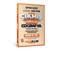 Yediiklim 2025 KPSS Genel Kültür Lisans Coğrafya Konularına Göre Son 11 Yıl Çıkmış Sorular