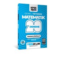Yediiklim 2025 KPSS Genel Yetenek Matematik Tamamı Çözümlü 20 Deneme