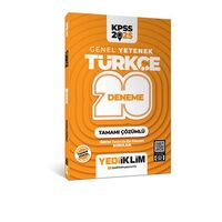 Yediiklim 2025 KPSS Genel Yetenek Türkçe Tamamı Çözümlü 20 Deneme