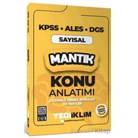 Yediiklim Yayınları 2025 KPSS ALES DGS Sayısal Mantık Konu Anlatımı