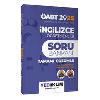 Yediiklim 2025 ÖABT İngilizce Öğretmenliği Tamamı Çözümlü Soru Bankası