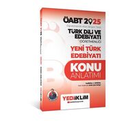 Yediiklim 2025 ÖABT Türk Dili ve Edebiyatı Öğretmenliği Yeni Türk Edebiyatı Konu Anlatımı