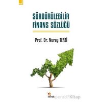 Sürdürülebilir Finans Sözlüğü - Nuray Terzi - Kriter Yayınları