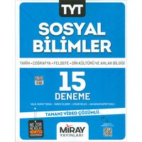 TYT Sosyal Bilimler 15 Deneme Miray Yayınları