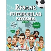 Efsane Futbolcular Boyama Kitabı - Kolektif - Yeti Kitap