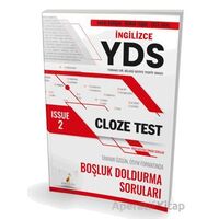 YDS İngilizce Cloze Test Issue 2 - Burak Yaşar - Pelikan Tıp Teknik Yayıncılık