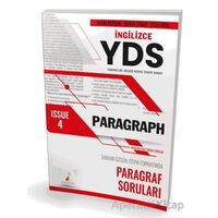 YDS İngilizce Paragraph Issue 4 - Burak Yaşar - Pelikan Tıp Teknik Yayıncılık