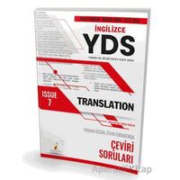 YDS İngilizce Translation Issue 7 - Burak Yaşar - Pelikan Tıp Teknik Yayıncılık