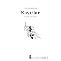Kayıtlar - Kolektif - İz Yayıncılık