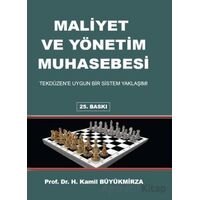 Maliyet ve Yönetim Muhasebesi - Kamil Büyükmirza - Gazi Kitabevi