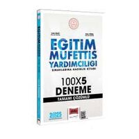 Yargı 2025 Eğitim Müfettiş Yardımcılığı Sınavlarına Hazırlık Kitabı 100x5 Tamamı Çözümlü Deneme