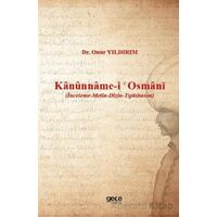 Kanunname-i Osmani - Onur Yıldırım - Gece Kitaplığı
