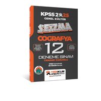 Yediiklim 2025 KPSS Atölye Serisi Coğrafya Seizma Çözümlü 12 Deneme Sınavı