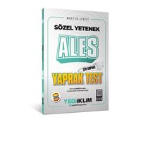 Yediiklim Yayınları Ales Sözel Yetenek Çek Kopart Yaprak Test