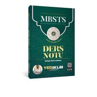 Yediiklim Yayınları 2025 MBSTS Konu Anlatımlı Ders Notu